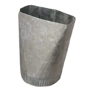 TRANSICION DE CAÑO CUADRADO 5X10 A CAÑO 3"