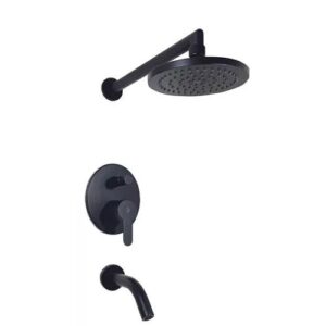 MONOCOMANDO LLUVIA EMBUTIR FV PUELO NEG. 106/B5-NG