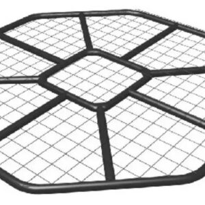 BASE METAL.P/TANQUE HAST 1000L C/REJILLA