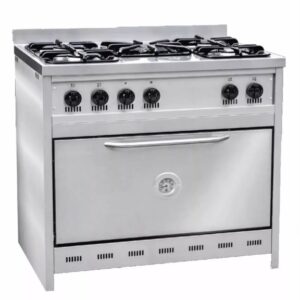 COCINA 'TST' ACERO.INOX. C/HORNO 60X90