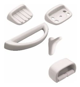 JUEGO ACCESORIOS 5 PIEZAS TRAFUL BLANCO -1-AJD5-B