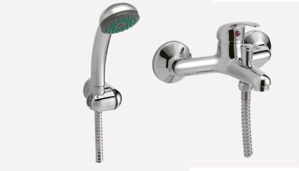 DUCHA EXTERIOR C/TRANSFERENCIA MONOCOMANDO LUGO 83-133