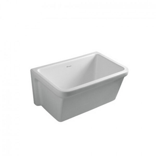PILETA FERRUM PARA LAVAR C/FREGADERO MEDIANA (ANCHO: 53,5CM) BLANCO -PFC