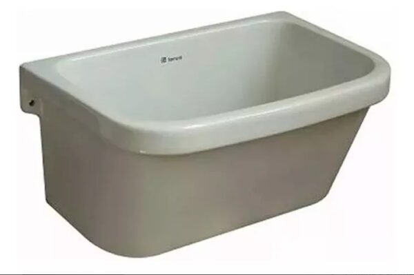 PILETA FERRUM PARA LAVAR C/FREGADERO CHICA (ANCHO: 51,5CM) BLANCO -PLK-