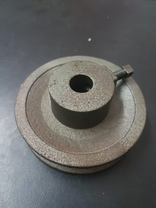 POLEA 'A' 11 CM.EJE 16MM(COMPR.GRIS)