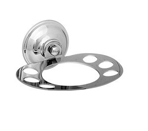 PORTA VASO Y CEPILLO ARGENTA CROMO