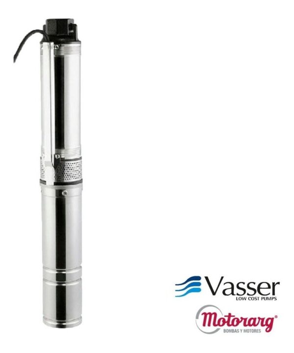 BOMBA SUMERGIBLE MOTORARG VASSER 4' 1-HP BS4-100-2A