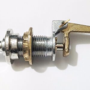 BOTON COMPLETO P/DEPOSITO CROMADO C/RES.
