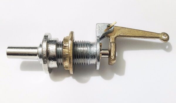 BOTON COMPLETO P/DEPOSITO CROMADO C/RES.