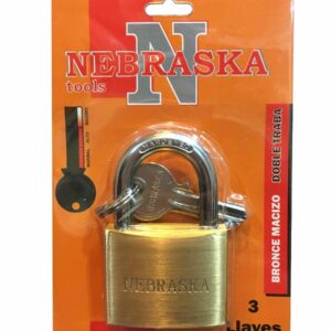 CANDADO NEBRASKA BRONCE NRO 30 -NECABR30-