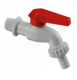 CANILLA PVC. C/PICO MANGUERA 1/2