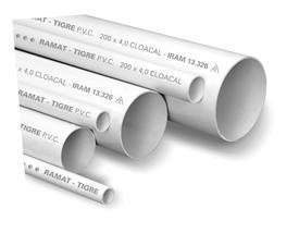CAÑO PVC SANITARIO TIGRE -BLANCO 110MM X4MT