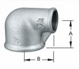 CODO GALV. REDUCC. H.H. 3/4X1/2