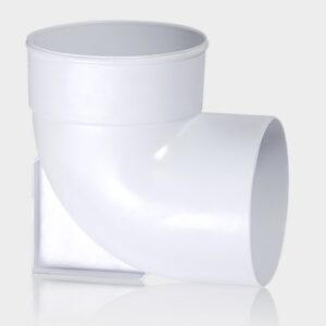 CODO PVC CON BASE 100X90º