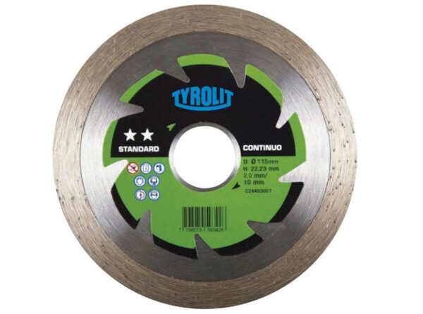 DISCO DIAMANTADO TYROLIT CONTINUO 4.5'