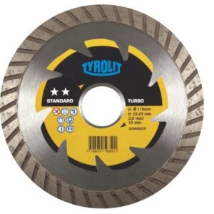 DISCO DIAMANTADO TYROLIT TURBO 4.5'