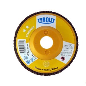 DISCO FLAP TYROLIT CARBURO-AMARI-115 GR-60