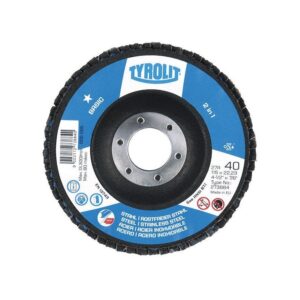 DISCO FLAP TYROLIT OXID-AZUL-115GR-40