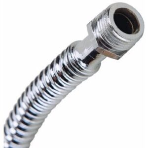 FLEXIBLES CROMADOS DE ACERO 3/4X25