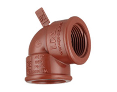 IPS CODO PVC ROJO H.H 1.1/2(38)