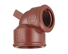 IPS CODO REDUCCION PVC ROJO H.H 1'X1/2