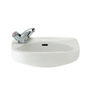 LAVATORIO IBIS ROCA 44X31 1/2AGUJ. -BCO-