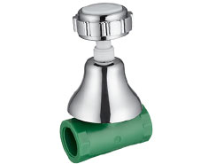 LLAVE PASO IPSOFUS.20 PVC C/CAMP -181