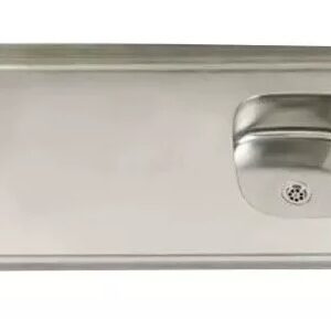 MESADA ACERO ARIEL 1.20X0.62 B/SIMP.DER.