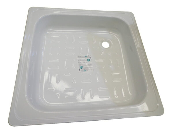 RECEPTACULO DUCHA BCO 80X80 ACERO
