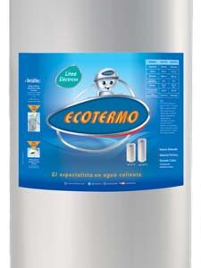 TERMOTANQUE ECOTERMO SALIDA/SUPERIOR 106- ELECTRICO 95 LTS.
