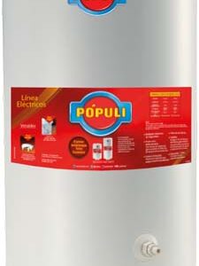TERMOTANQUE ECOTERMO LINEA POPULI SALIDA/SUPERIOR .ELECTRICO 70 LTS.