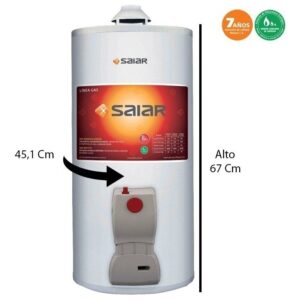 TERMOTANQUE COLGAR SAIAR MULTIGAS 50 LTS.
