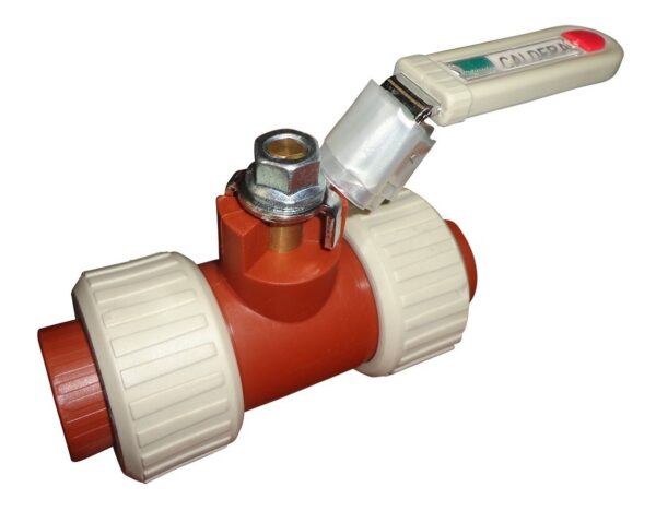 VALVULA ESFERICA H3 DOBLE MEDIA UNION MARRON 1'-6472