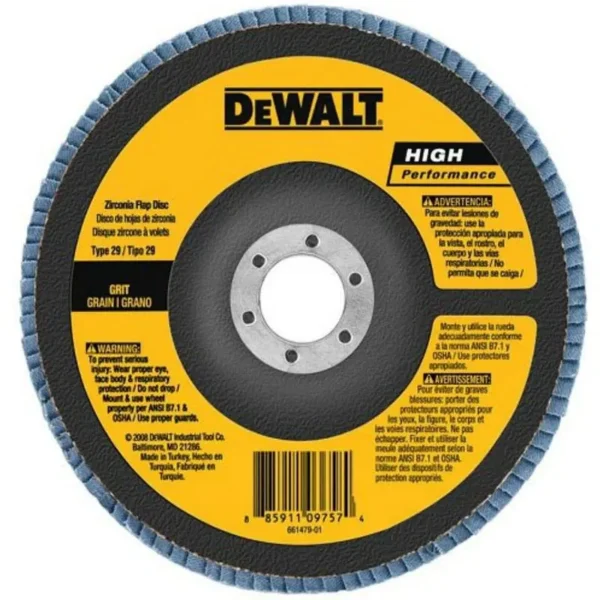 DISCO FLAP DEWALT ZIRCONIO 115MM GR-40