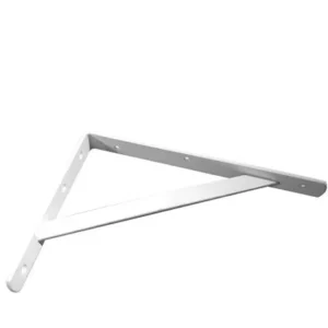 MENSULA 15X12 PLAN. 30X4 CON REFUERZO BLANCA -15700