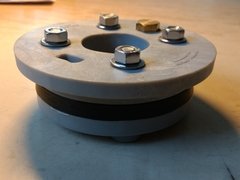 TAPA BOMBA SUMERGIBLE 'PVC' HERMETICA 4'X2'