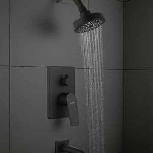 DUCHA EMBUTIR C/TRANSF MONOCOMANDO RIO BLACK 80-176N