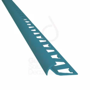 PERFIL PVC CUARTA CAÑA AZUL - 09/2,44M