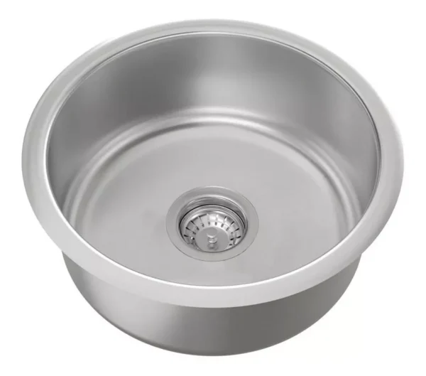 PILETA ACERO INOX. MI PILETA 37X19 REDONDA 460E - Imagen 4