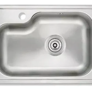 PILETA ACERO INOX. MI PILETA SIMP 76X46X21 800E