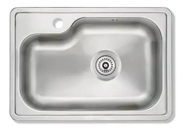 PILETA ACERO INOX. MI PILETA SIMP 76X46X21 800E