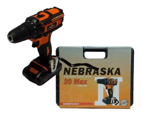 TALADRO PERCUTOR NEBRASKA 20V NEMEBTA1813