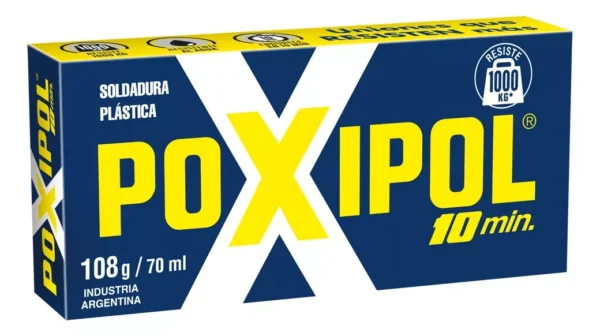 POXIPOL MEDIANO 10'MINUTOS GRIS 70G - Imagen 2