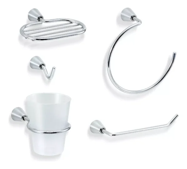 KIT ACC.CASAIMA" X 6 PIEZAS CROMO-CROMO"