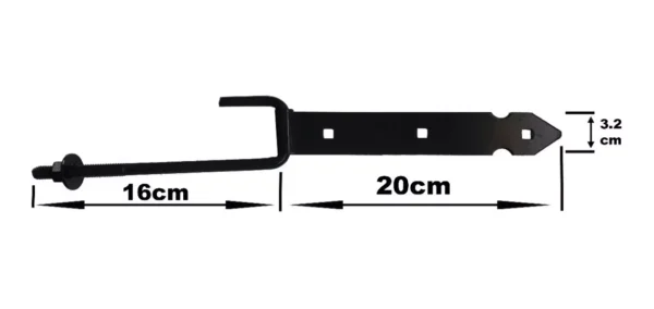 BISAGRA ATORNILLAR 25CM 32X3MM C/PER.10360 - Imagen 3