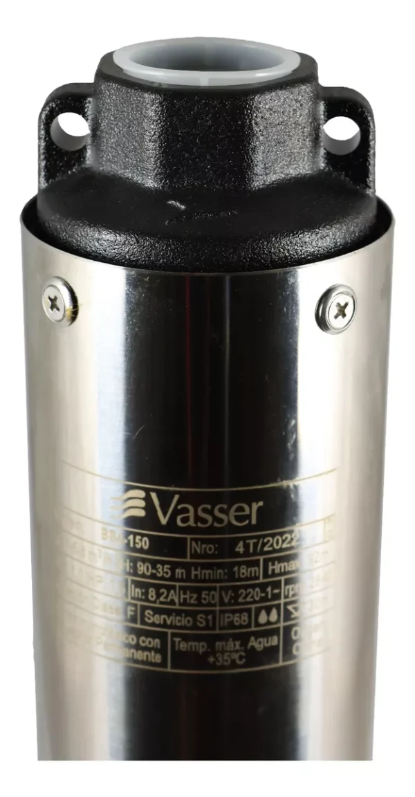 BOMBA SUMERGIBLE MOTORARG VASSER 4'-1.5 HP BS4-150-2A - Imagen 3