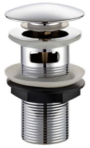 SOPAPA PVC C/TUERCAÑA Y TORNILLO P/LAVATORIO