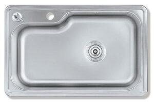 PILETA ACERO INOX. MI PILETA SIMP 54X36X21 801E