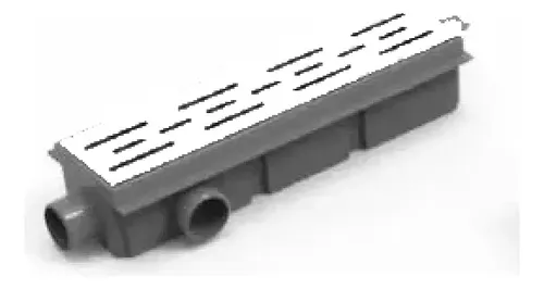 DESAGUE LINEAL IDEAL 60 CM REJILLA PARALELA (12115)