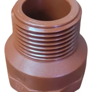 IPS CUPLA PVC ROJO 3/4HX1/2M